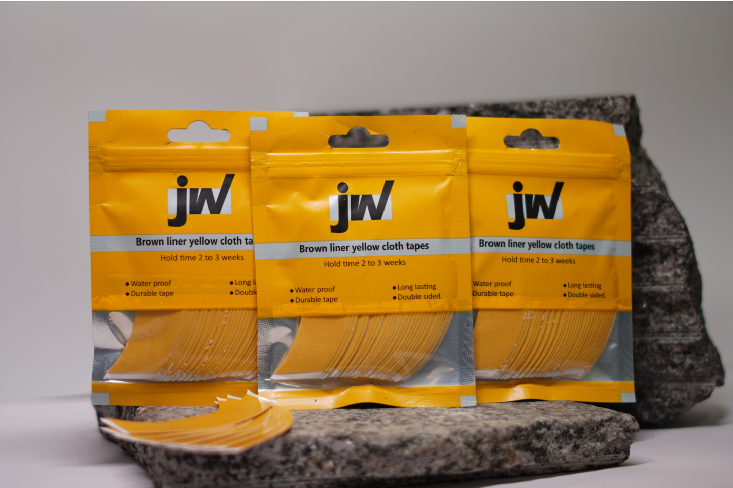 Brown Liner Yellow Cloth Tape for Hair Patch (36pieces pack) - JOKER WIGS ARTS & CRAFTS