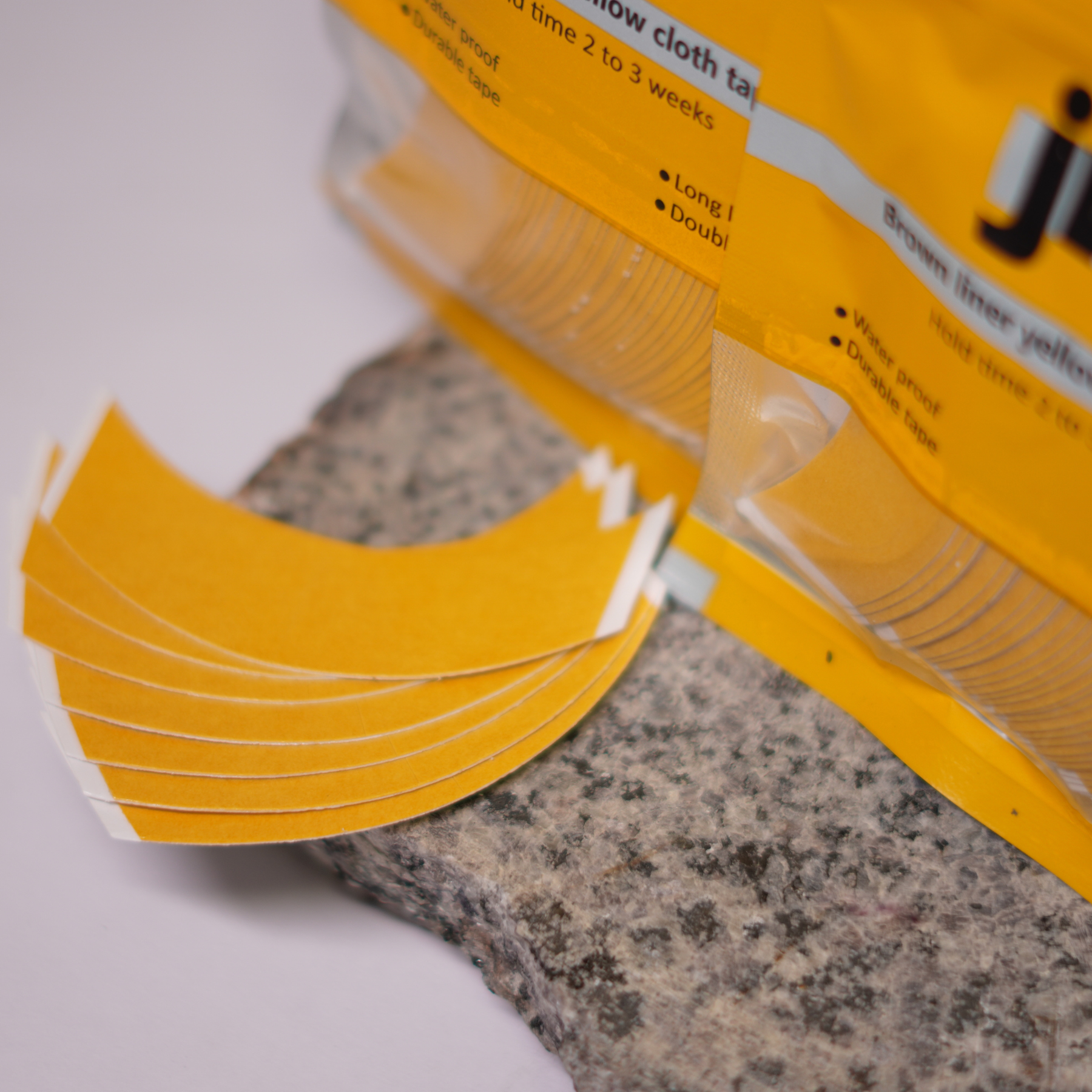 Brown Liner Yellow Cloth Tape for Hair Patch (36pieces pack) - JOKER WIGS ARTS & CRAFTS