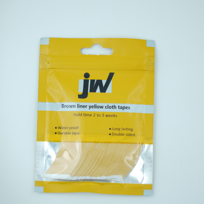 Brown Liner Yellow Cloth Tape for Hair Patch (36pieces pack) - JOKER WIGS ARTS & CRAFTS
