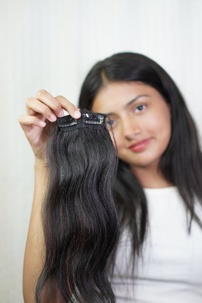 Invisible Side Patches 2 Set Clip-In Hair Extensions - Wavy - JOKER WIGS ARTS & CRAFTS